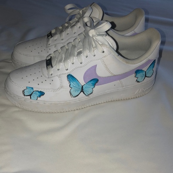 Nike Custom Butterfly’s AF1’s Size Womens US 9 - Picture 3 of 7